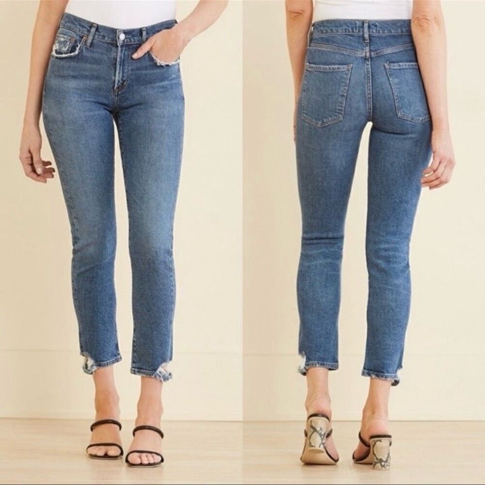 Agolde Toni Slim Ankle Jeans in Stratosphere Size 27